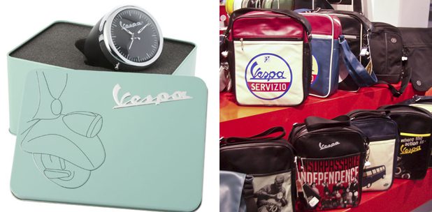 reloj vespa y bolsa bandolera