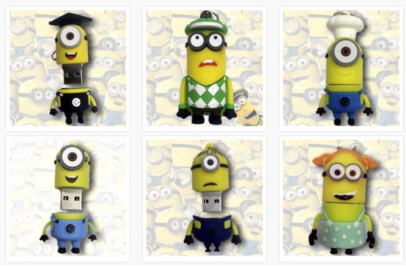 modelos de usb minion