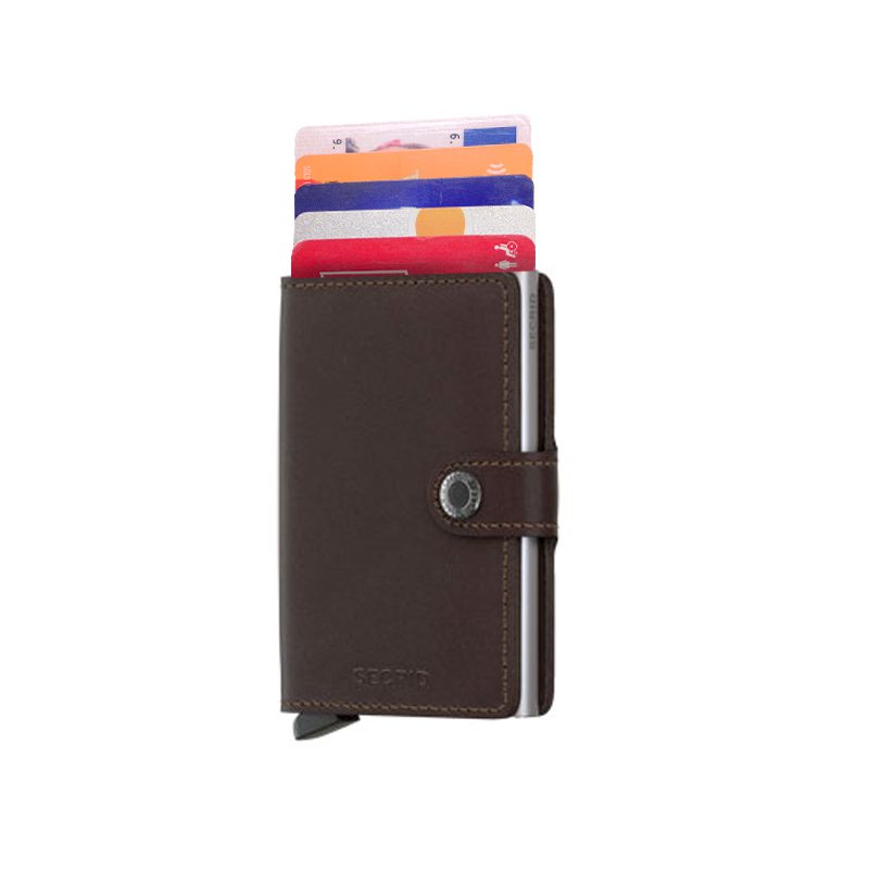 cartera compacta automática anticopia