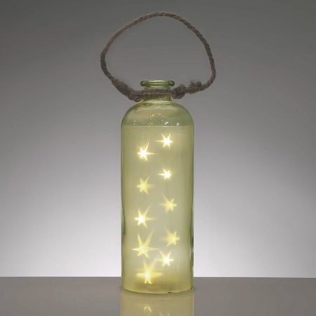 lampara original botella verde