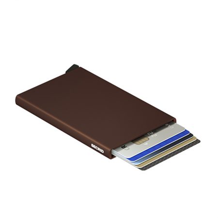 tarjetero secrid cardprotector marrón