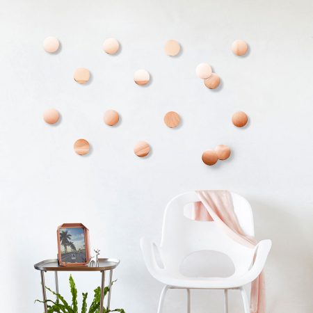 Confeti cobre de decoracion para pared uso
