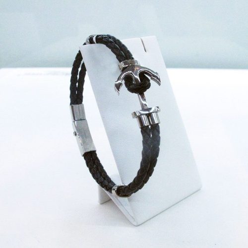 Pulsera de ancla de plata