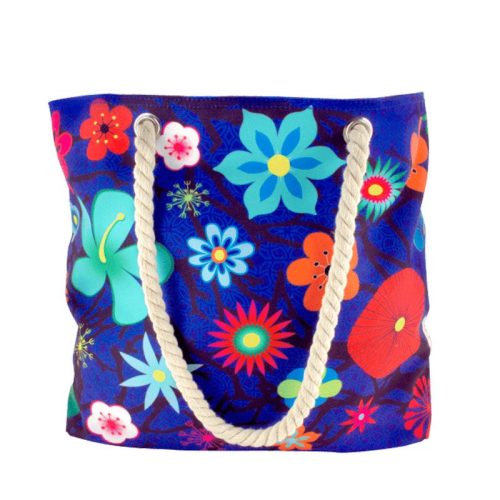 Bolso Grande de playa azul Pylones