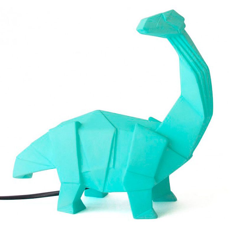 más lejos metálico Ahorro Lámpara mesa Origami Diplodocus | o2lifestyle