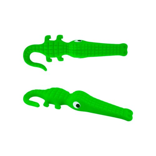 Tope puerta cocodrilo verde Pylones