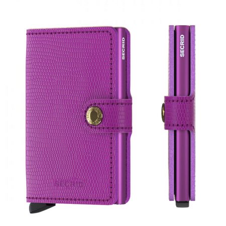 Cartera automatica-anticopia Secrid Miniwallet violeta vibrante