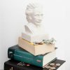 Hucha cerámica de Albert Einstein, decoración original y friki