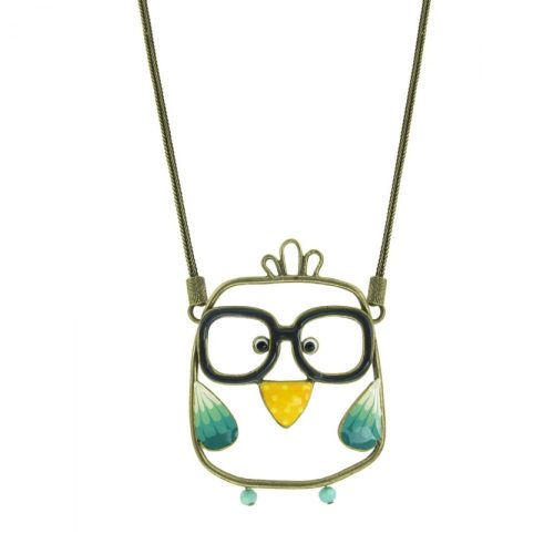 Colgante «Buho con gafas» Taratata detalle