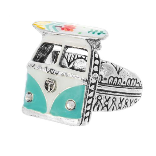 anillo original «La Furgo Surfera» dolección la ola Taratata