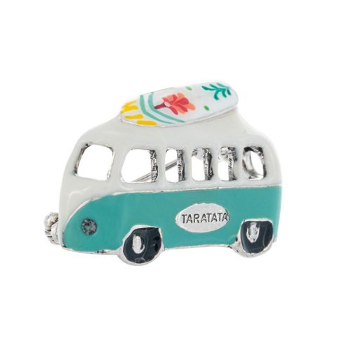 Broche original «Furgoneta Surfera» colección la ola Taratata cierre