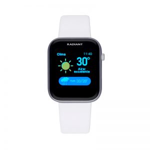 reloj smart watch Manhattan radiant pulsera actividad blanco