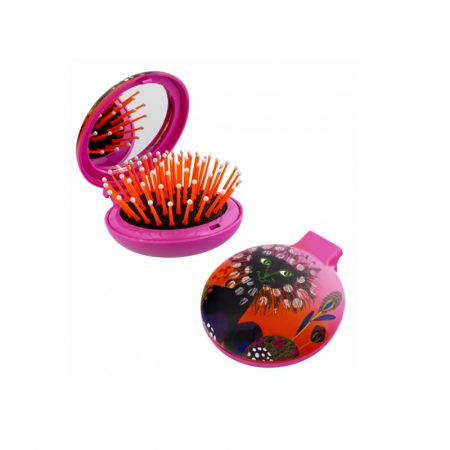 Cepillo con espejo Lady Retro Pylones León con lunares