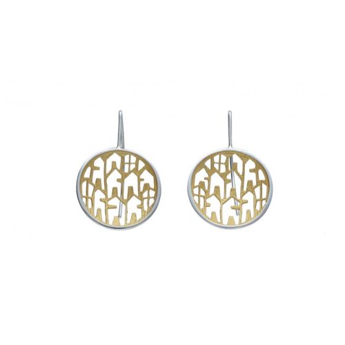 Pendientes plata grandes JORDAN Orfega - Imagen 2