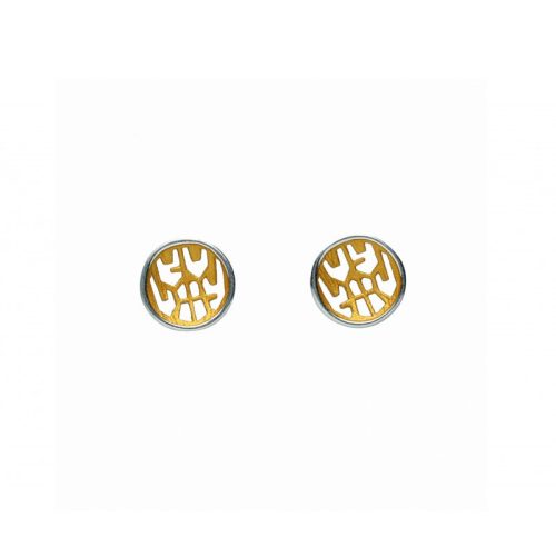 Pendientes plata pequeños JORDAN Orfega - Imagen 3
