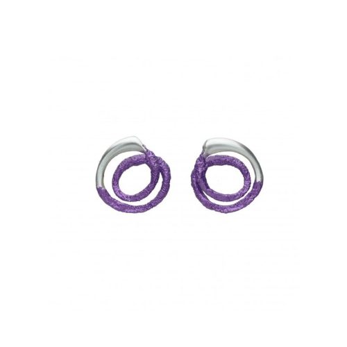 Pendientes plata pequeños OBA Orfega - Imagen 3