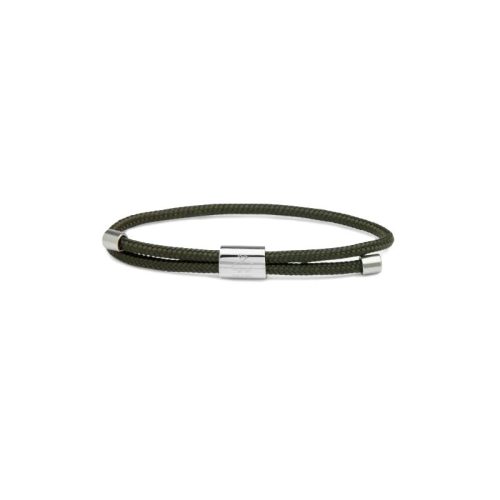 Pulsera Little Lewis con cierre Plateado en brillo y ajustable de Pig & Hen