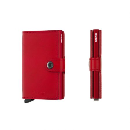 Cartera SECRID Miniwallet ORIGINAL automática anticopia Rojo vivo