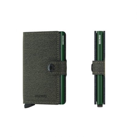 Cartera SECRID Miniwallet TWIST automática anticopia Verde