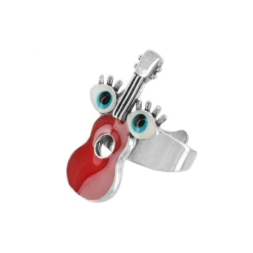 Anillo Jam plateado rojo Taratata 4
