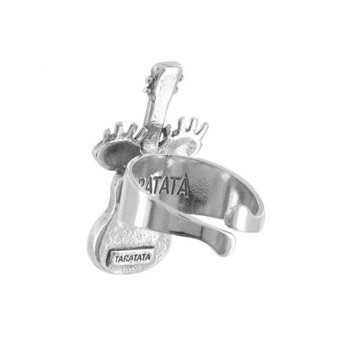 Anillo Jam plateado rojo Taratata 5
