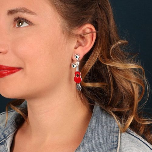Pendientes Jam multicolor plateado Taratata 2