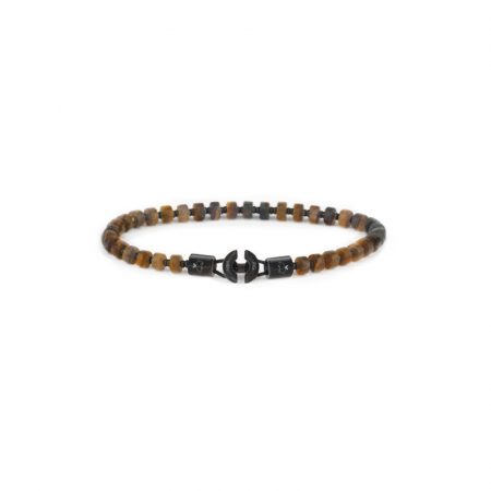 Pulsera Brondite Tiger Eye negra de Pig Hen