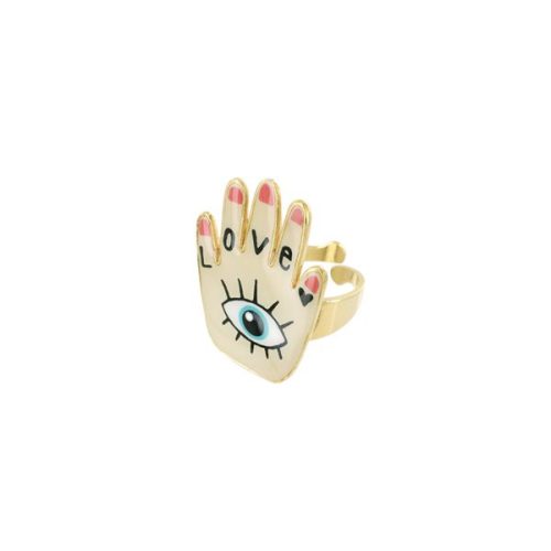 Anillo Porte Bonheur Taratata mano 2