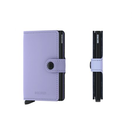 Cartera Secrid Miniwallet Matte Automática Anticopia Lila 1