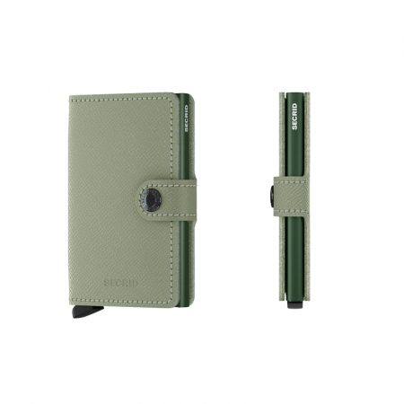 Cartera Secrid Miniwallet Crisple Pistachio automatica anticopia 1
