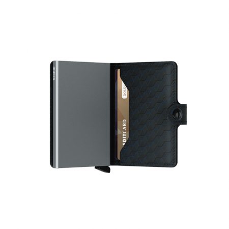 Cartera Secrid Miniwallet Optical Black automatica anticopia 2