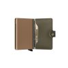 Cartera Secrid Miniwallet Saffiano Oliva automatica anticopia 2