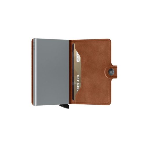 Cartera Secrid Miniwallet Vintage Cognac automatica anticopia
