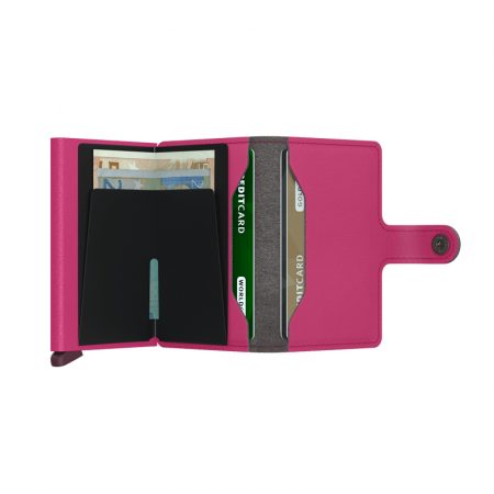 Cartera Secrid Miniwallet Yard Fucsia automatica anticopia 3