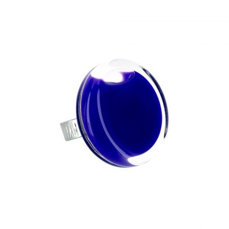 anillo original con líquido azul marino Cachou de Pylones