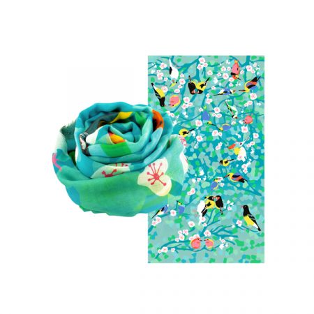 Foulard Balade Birds Pylones 1