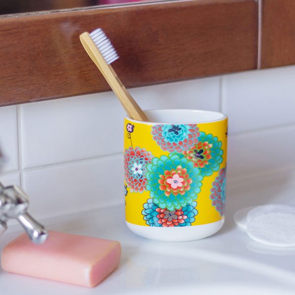 Vaso para cepillo de dientes Chic'ah Pylones Dahlia