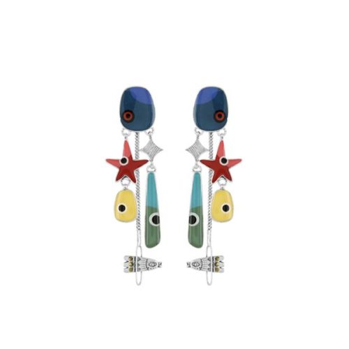 Pendientes Fragment Taratata clip largos 1