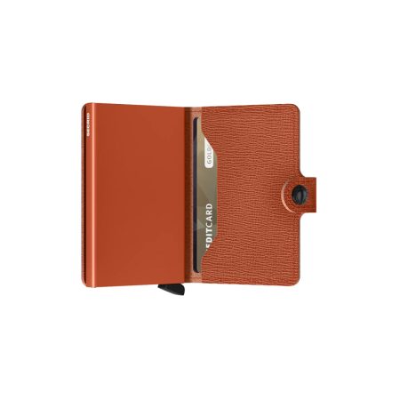 Cartera SECRID Miniwallet automática anticopia CRISPLE Naranja 2