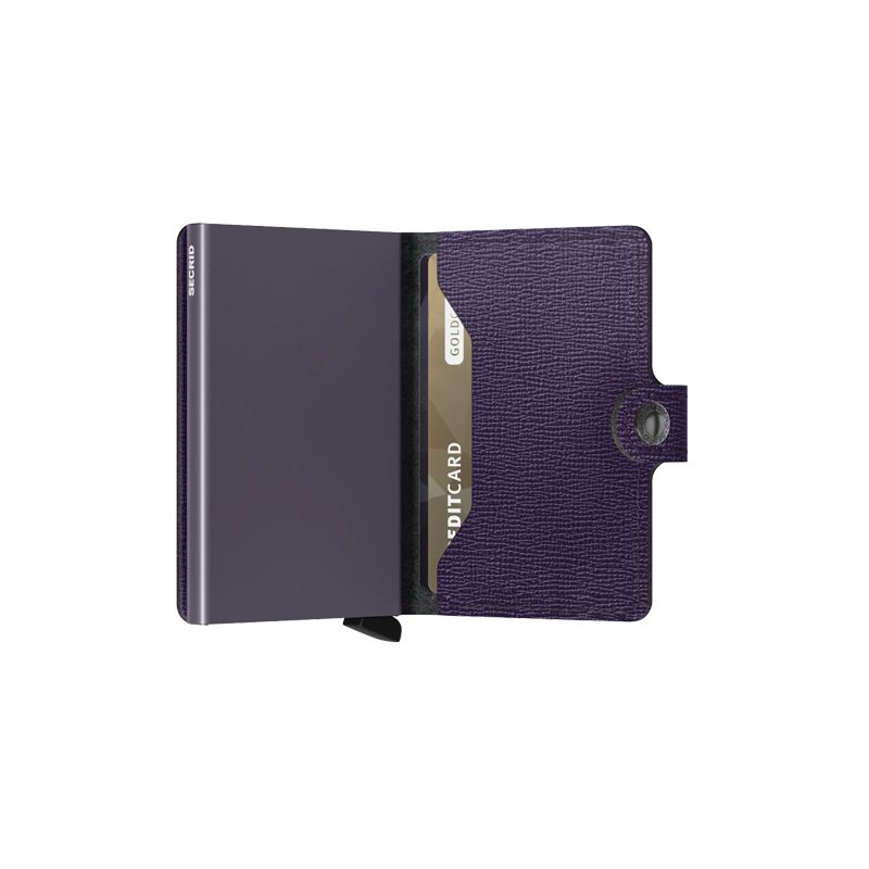 Cartera SECRID Miniwallet automática anticopia Crisple Púrpura 2