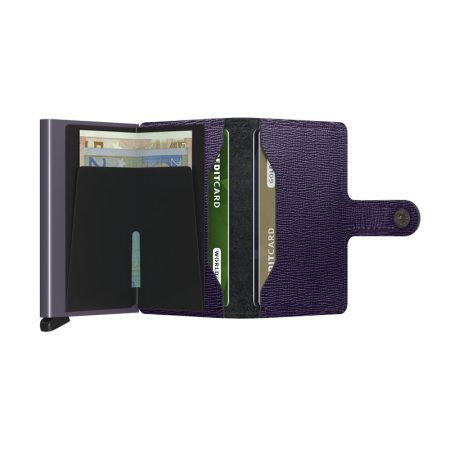 Cartera SECRID Miniwallet automática anticopia Crisple Púrpura 3