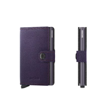 Cartera SECRID Miniwallet automática anticopia Crisple Púrpura