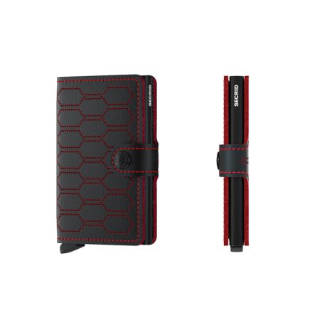 Cartera SECRID Miniwallet automática anticopia Fuel Negro Rojo