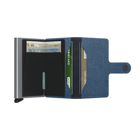 Cartera SECRID Miniwallet automática anticopia Twist Azul 3