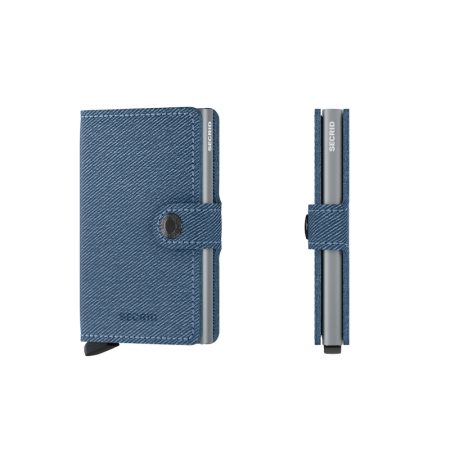 Cartera SECRID Miniwallet automática anticopia Twist Azul
