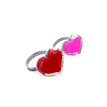 Anillo Pylones Corazón con líquido Nano principal