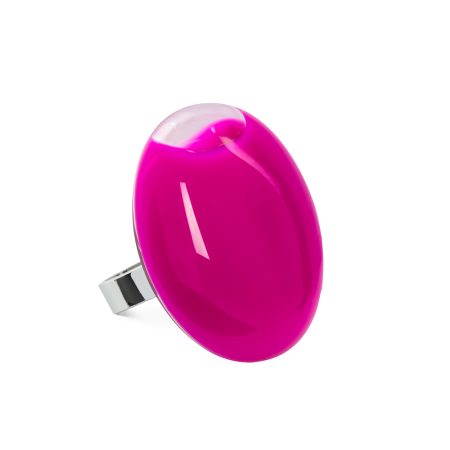 Anillo Pylones Galet con liquido giga Fucsia