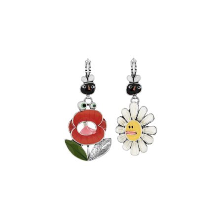 Pendientes Tapette Taratata originales flores 1