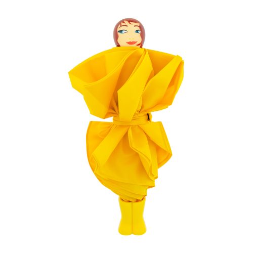 paraguas original Pylones Rain Parade chica amarillo
