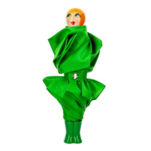 paraguas original Pylones Rain Parade chica verde